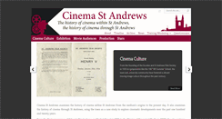 Desktop Screenshot of cinemastandrews.org.uk