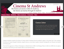 Tablet Screenshot of cinemastandrews.org.uk